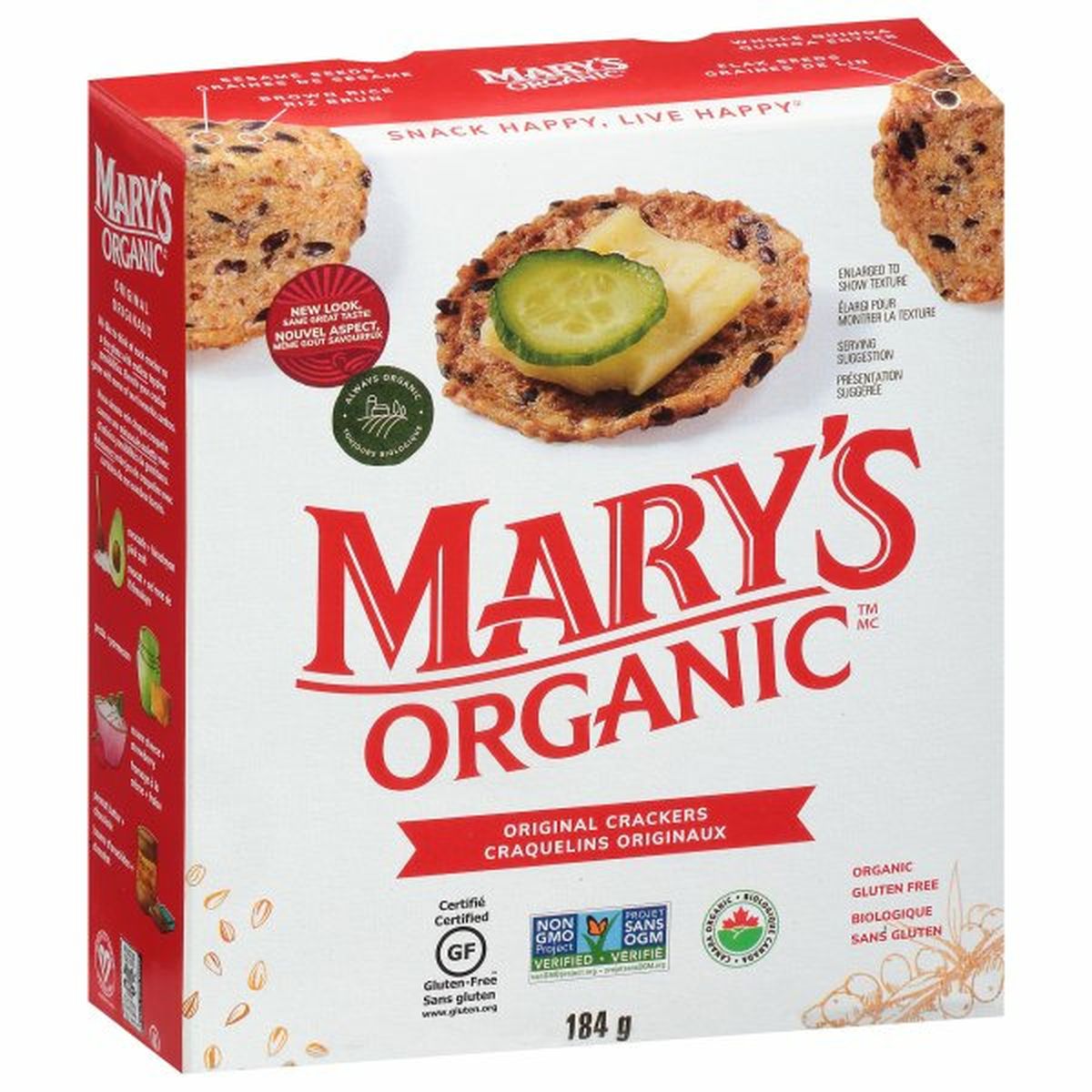 Calories in Mary's Gone Crackers Crackers, Original