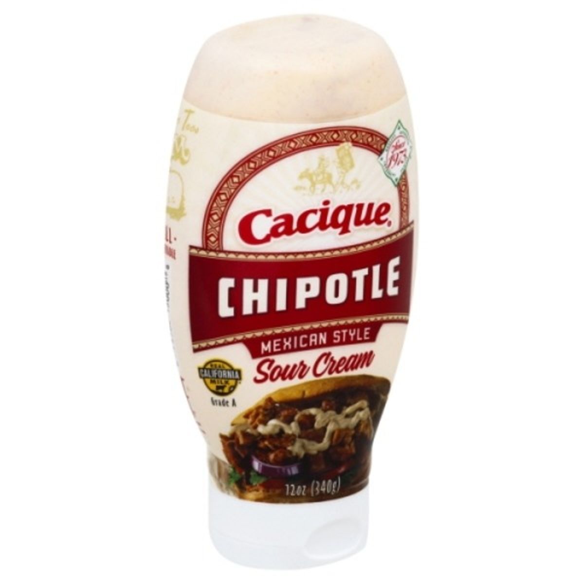Calories in Cacique Sour Cream, Chipotle, Mexican Style