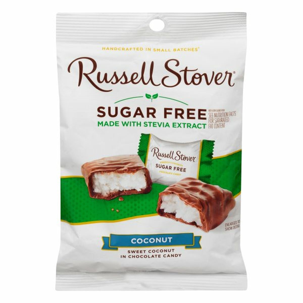 Calories in Russell Stover Chocolate Candy, Sugar Free, Coconut