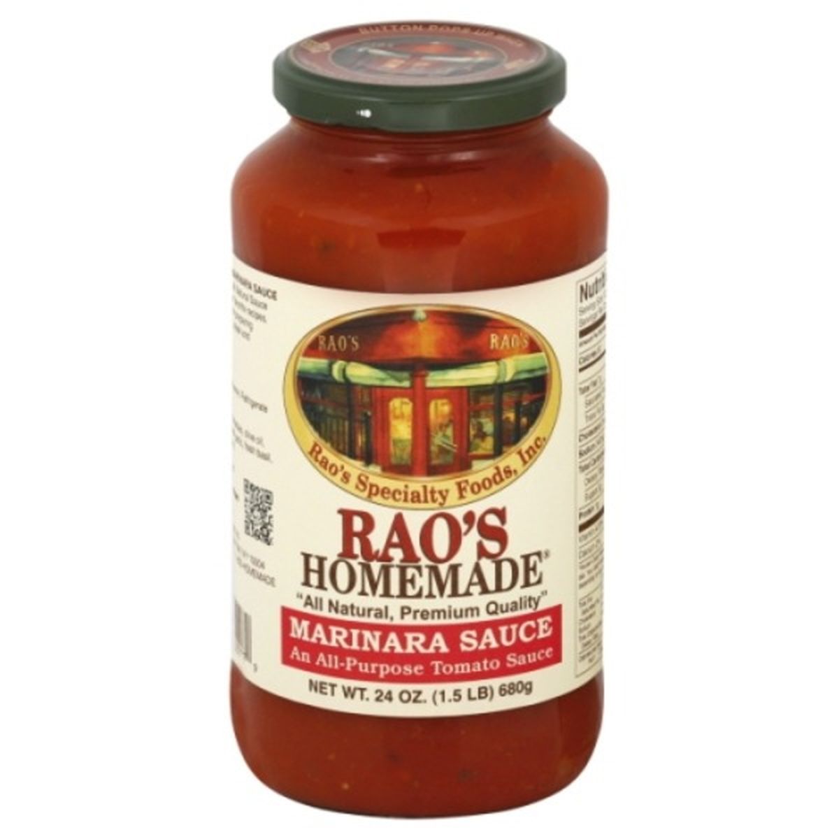 Calories in Rao's Homemade Homemade Marinara Sauce