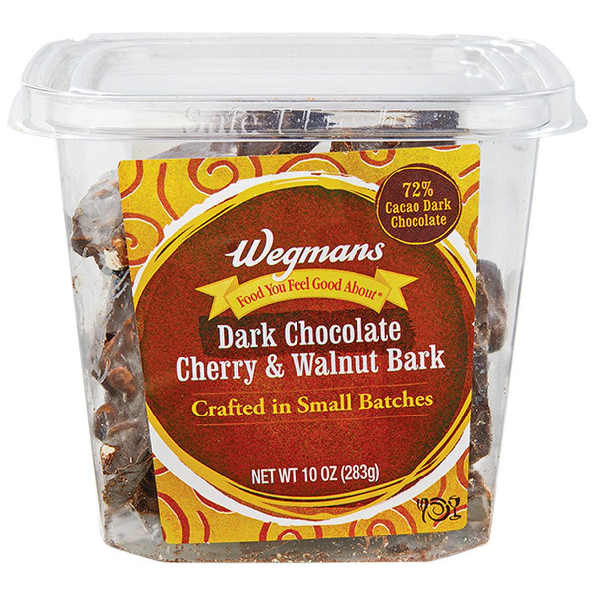 Calories in Wegmans Dark Chocolate Cherry & Walnut Bark