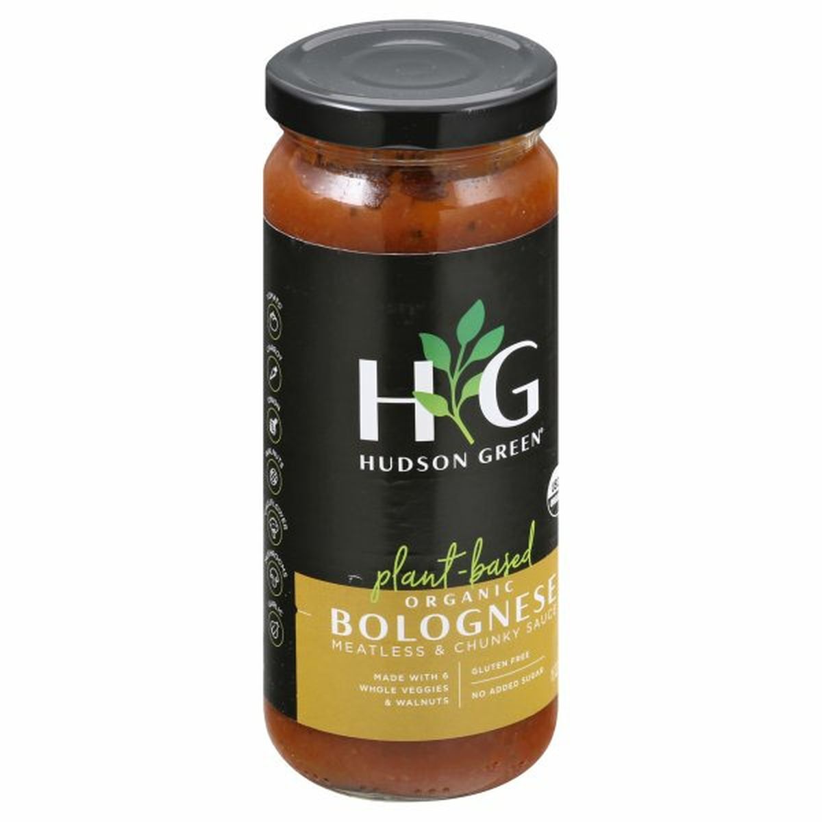 Calories in Hudson Green Bolognese, Organic