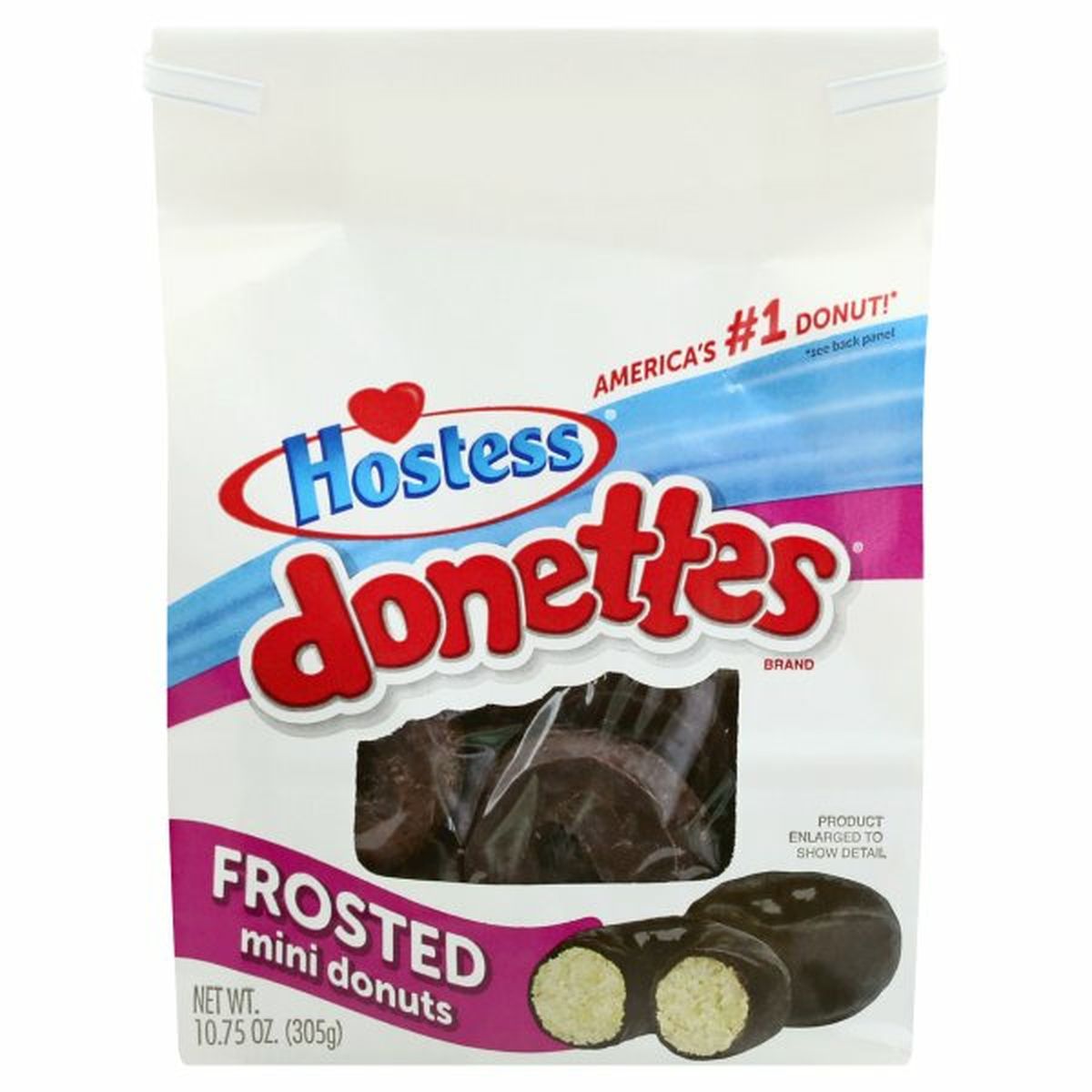 Calories in Hostess Donettes Donuts, Frosted, Mini