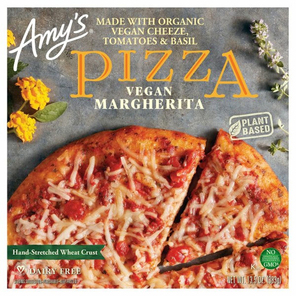 Calories in Amy's Kitchen Pizza, Margherita, Vegan