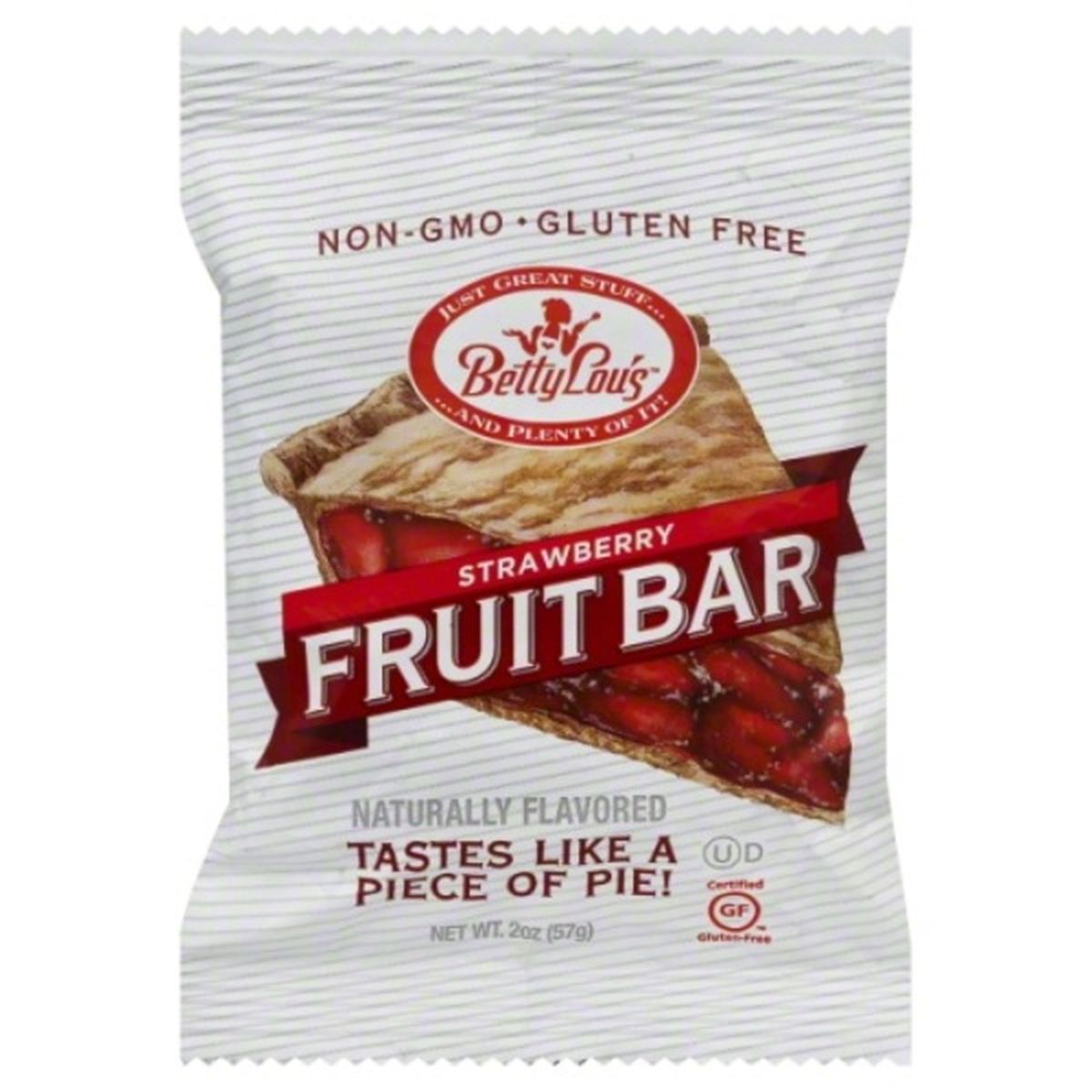 Calories in Betty Lou's Fruit Bar, Strawberry