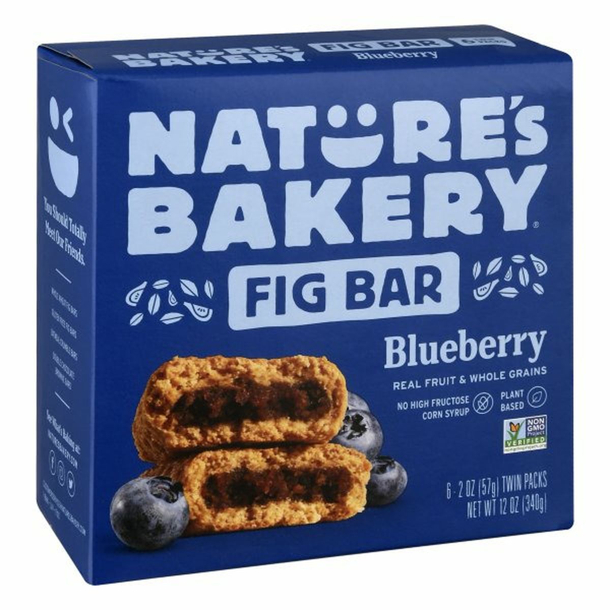 Calories in Nature's Bakery Fig Bars, Blueberry, Twin Pack