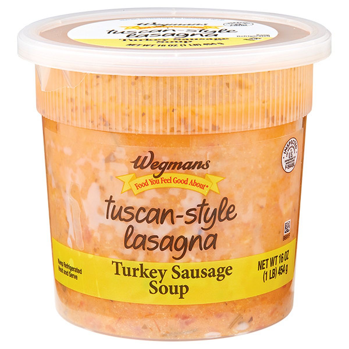 Calories in Wegmans Tuscan-Style Lasagna Turkey Sausage Soup