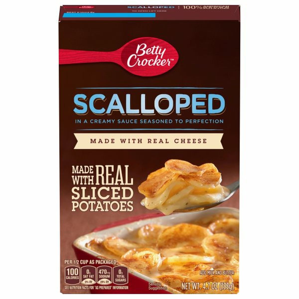 Calories in Betty Crocker Potatoes, Scalloped