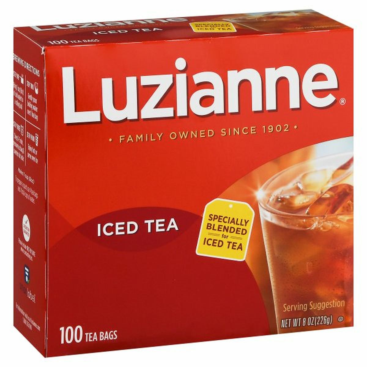 Calories in Luzianne Iced Tea, Tea Bags