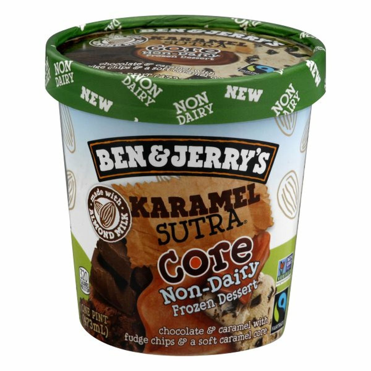 Calories in Ben & Jerry's Karamel Sutra Frozen Dessert, Non-Dairy, Core