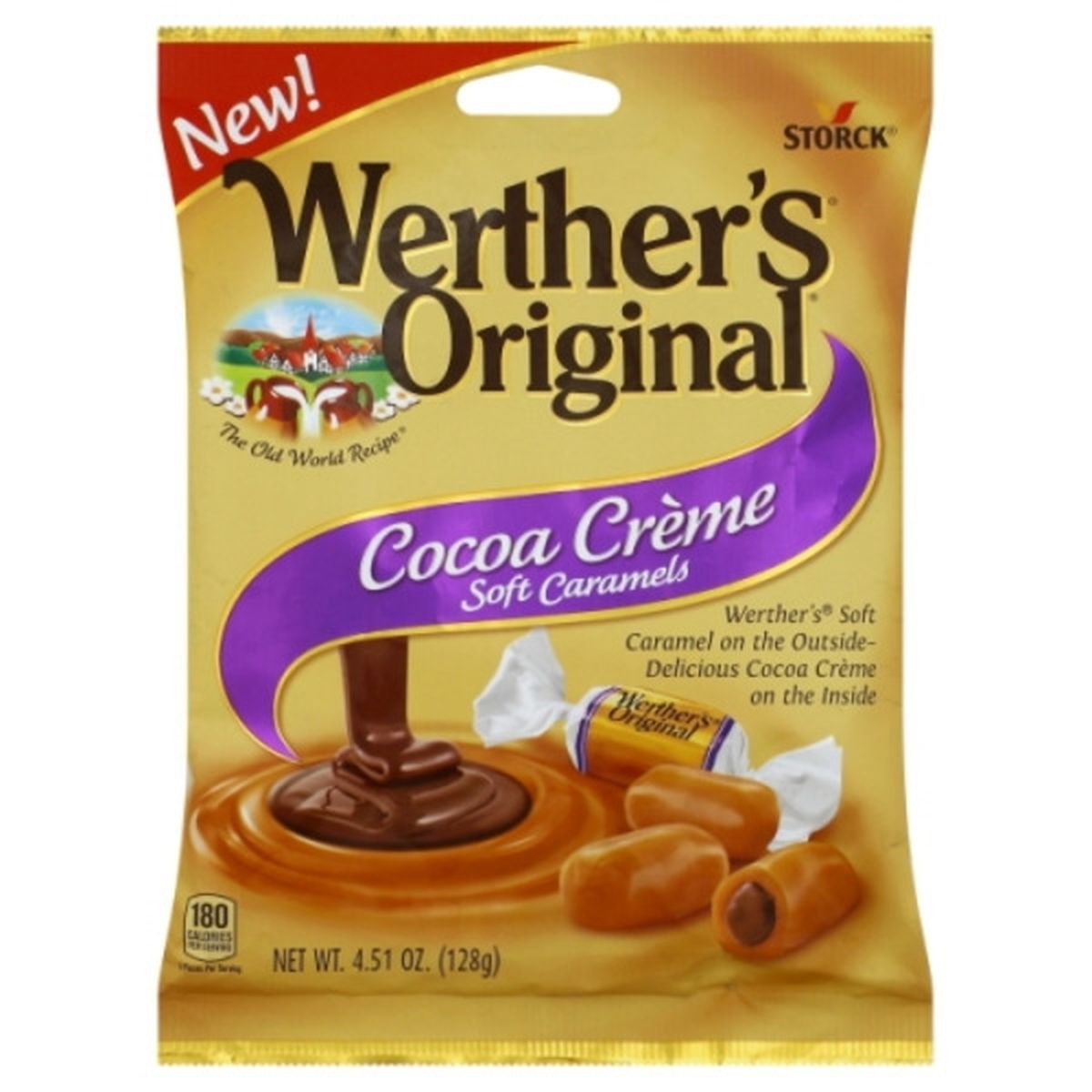 Calories in Werther's Original Original Caramels, Soft, Cocoa Creme