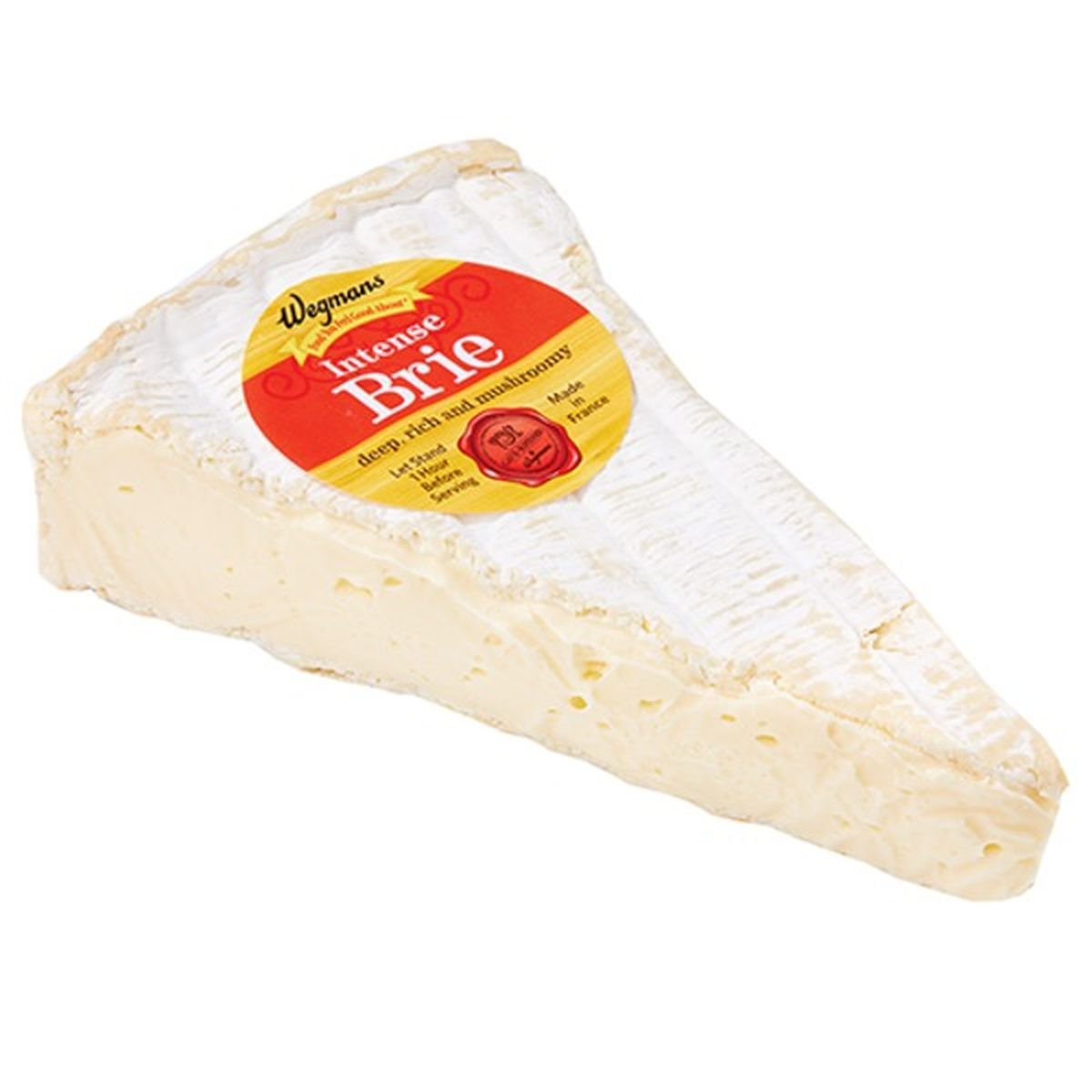 Calories in Wegmans Cave-Ripened Intense Brie Cheese, Earthy