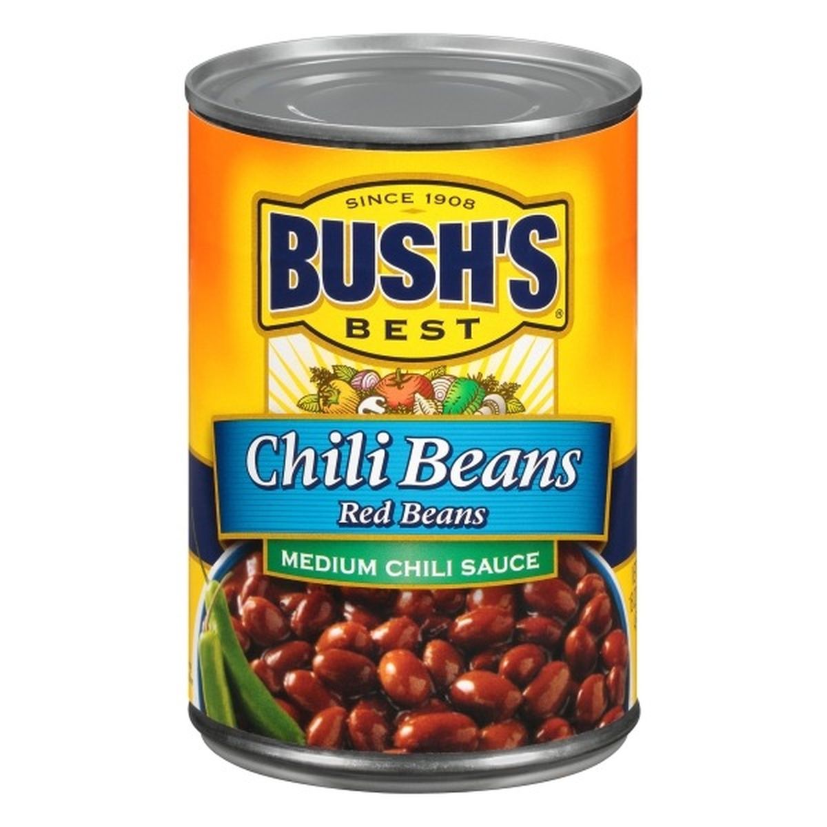 Calories in Bush's Best Red Beans, Chili Beans, Medium