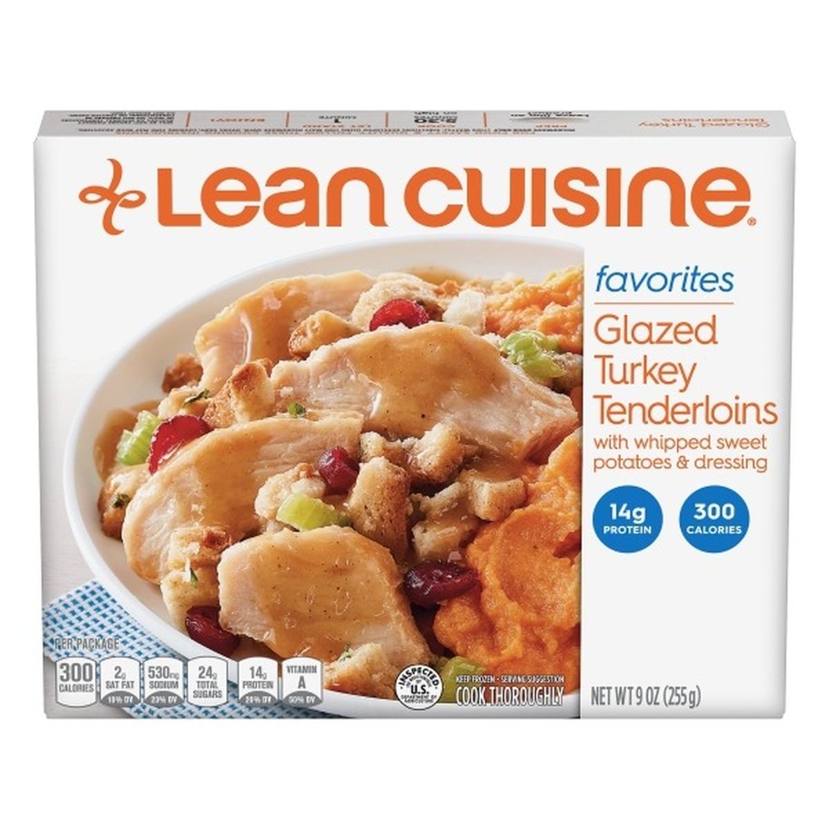 Calories in Lean Cuisine Glazed Turkey Tenderloins