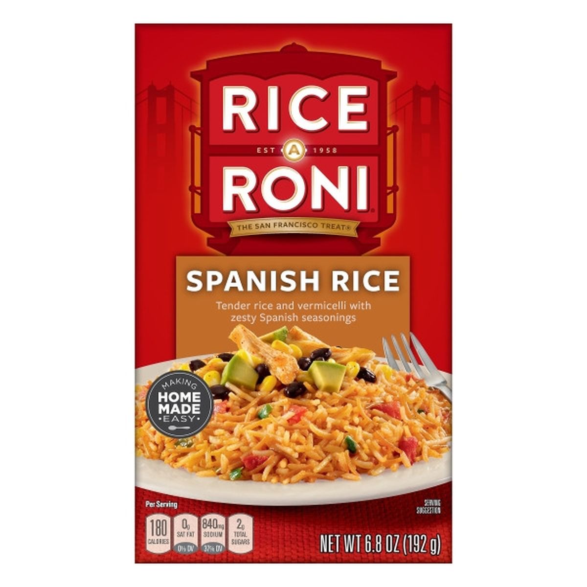 Calories in Rice-a-Roni Spanish Rice