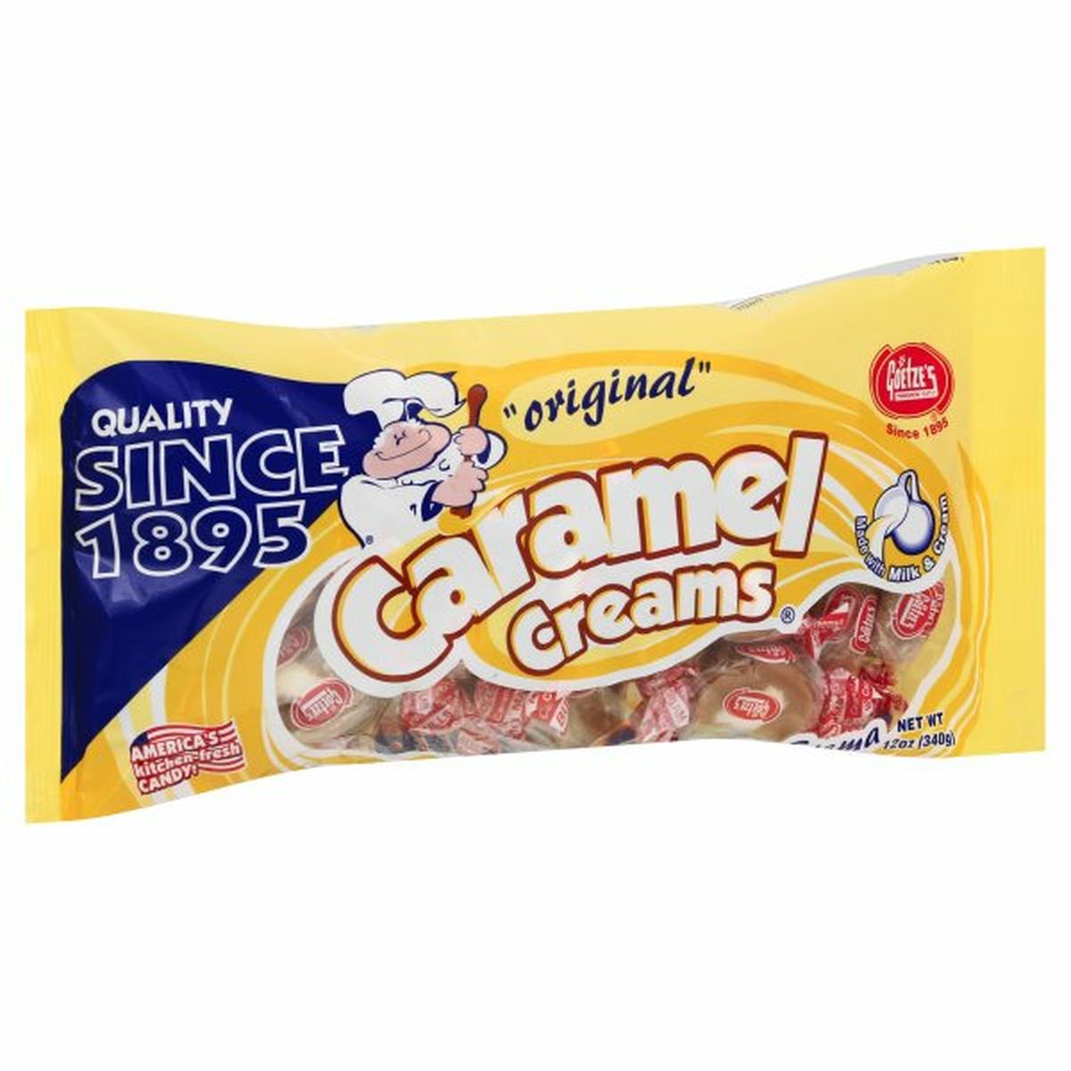 Calories in Goetze's Caramel Creams, Original