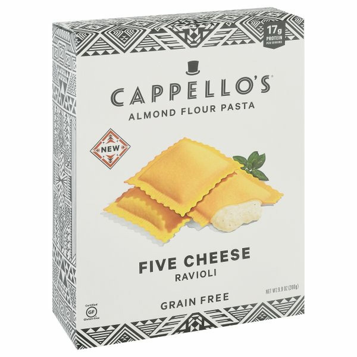 Calories in Cappello's Ravioli, Five Cheese
