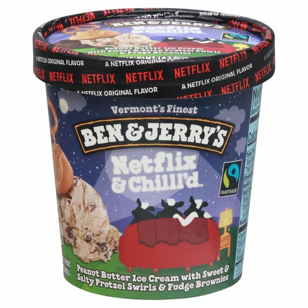 Calories in Ben & Jerry's Ice Cream, Netflix & Chill'd