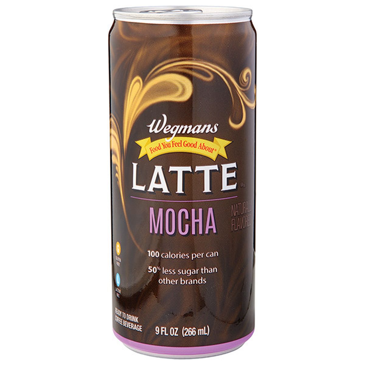 Calories in Wegmans Mocha Coffee Latte, Ready to Drink