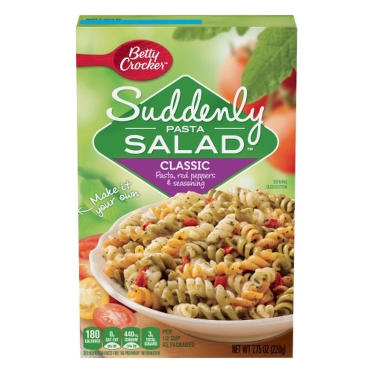 Calories in Suddenly Pasta Salad Suddenly Salad Pasta, Classic