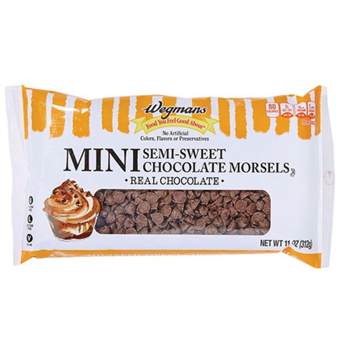 Calories in Wegmans Mini Semi-Sweet Chocolate Morsels