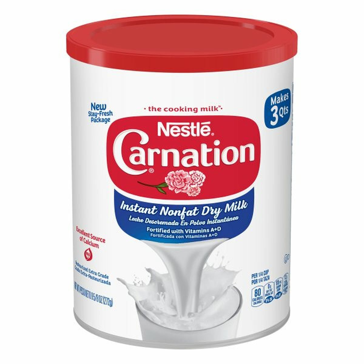 Calories in Carnation Dry Milk, Instant, Nonfat