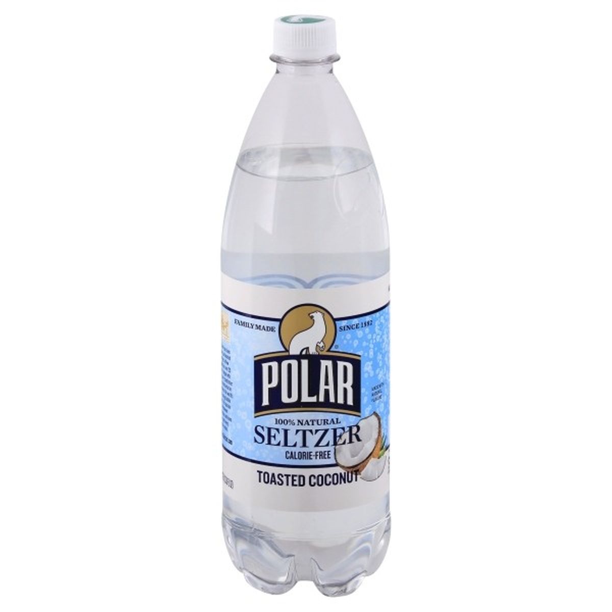 Calories in Polar Seltzer, 100% Natural, Toasted Coconut