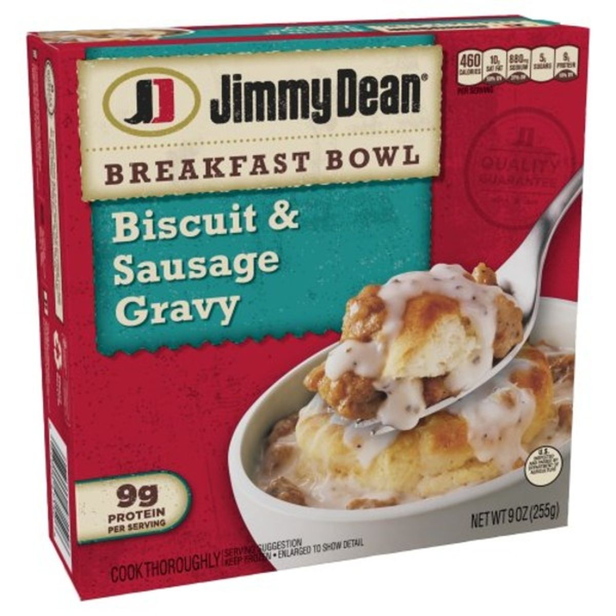 Calories in Jimmy Dean Biscuit & Sausage Gravy Breakfast Bowl
