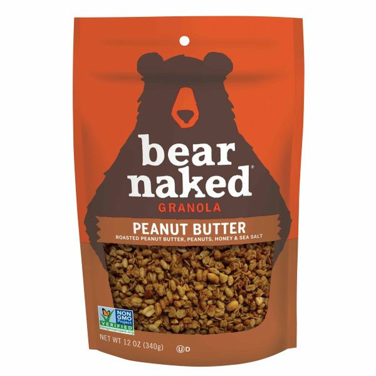 Calories in Bear Naked Cereal Bear Naked Granola, Peanut Butter, Kosher Dairy and Vegetarian, 12oz