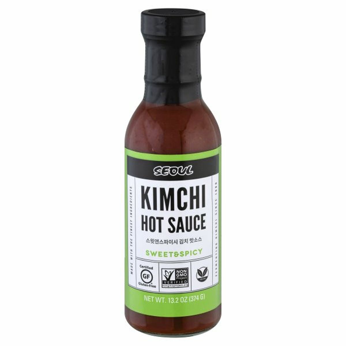 Calories in Lucky Foods Kimchi Hot Sauce, Sweet & Spicy