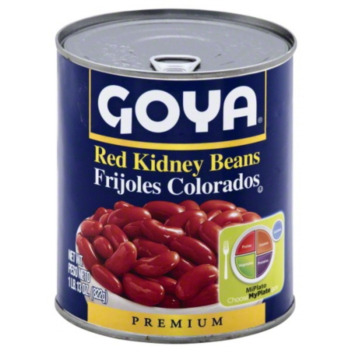 Calories in Goya Kidney Beans, Red, Premium