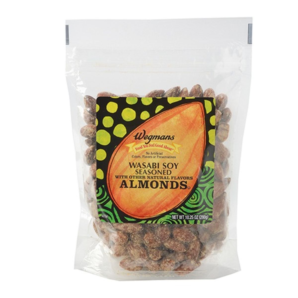 Calories in Wegmans Wasabi Soy Seasoned Almonds