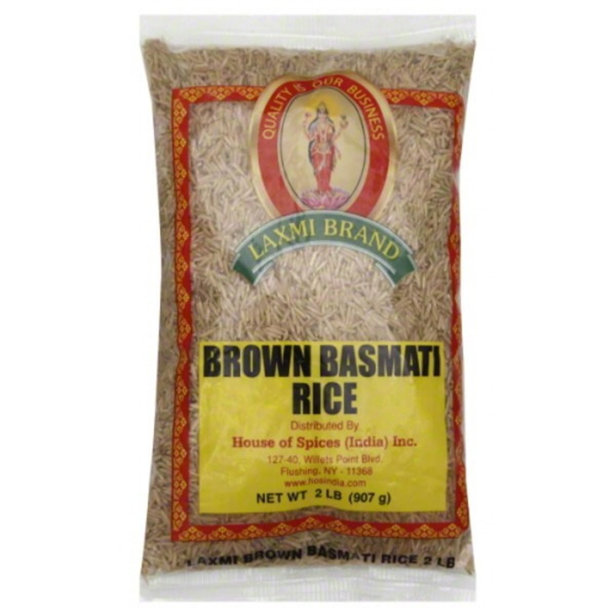 Calories in Laxmi Rice, Brown Basmati
