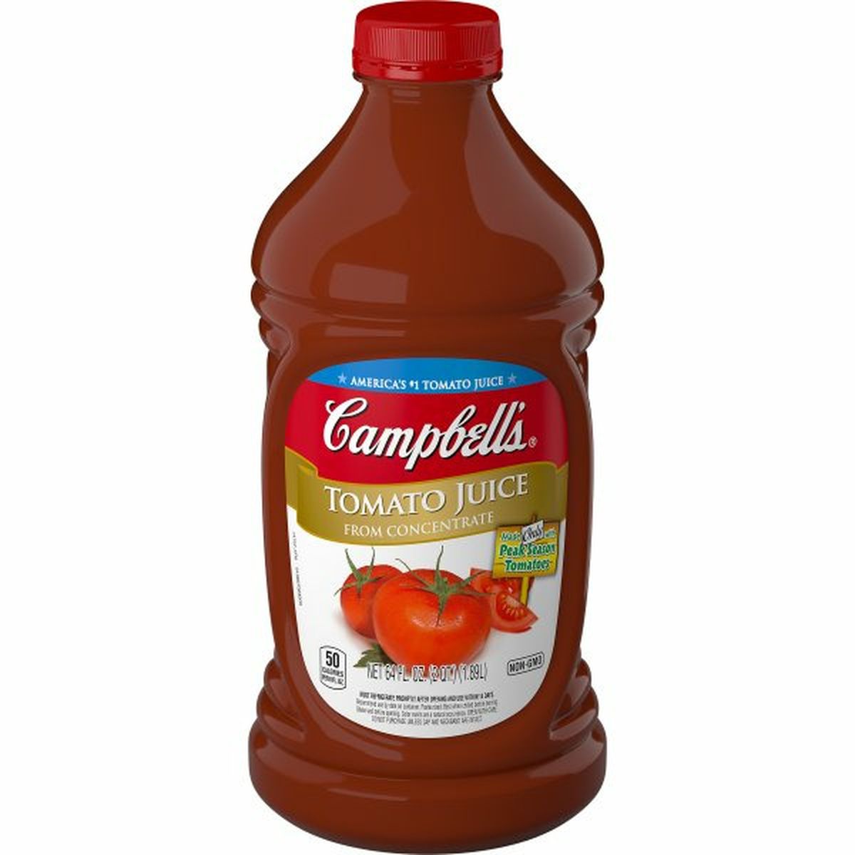 Calories in Campbell'ss 100% Tomato Juice 100% Tomato Juice Tomato Juice