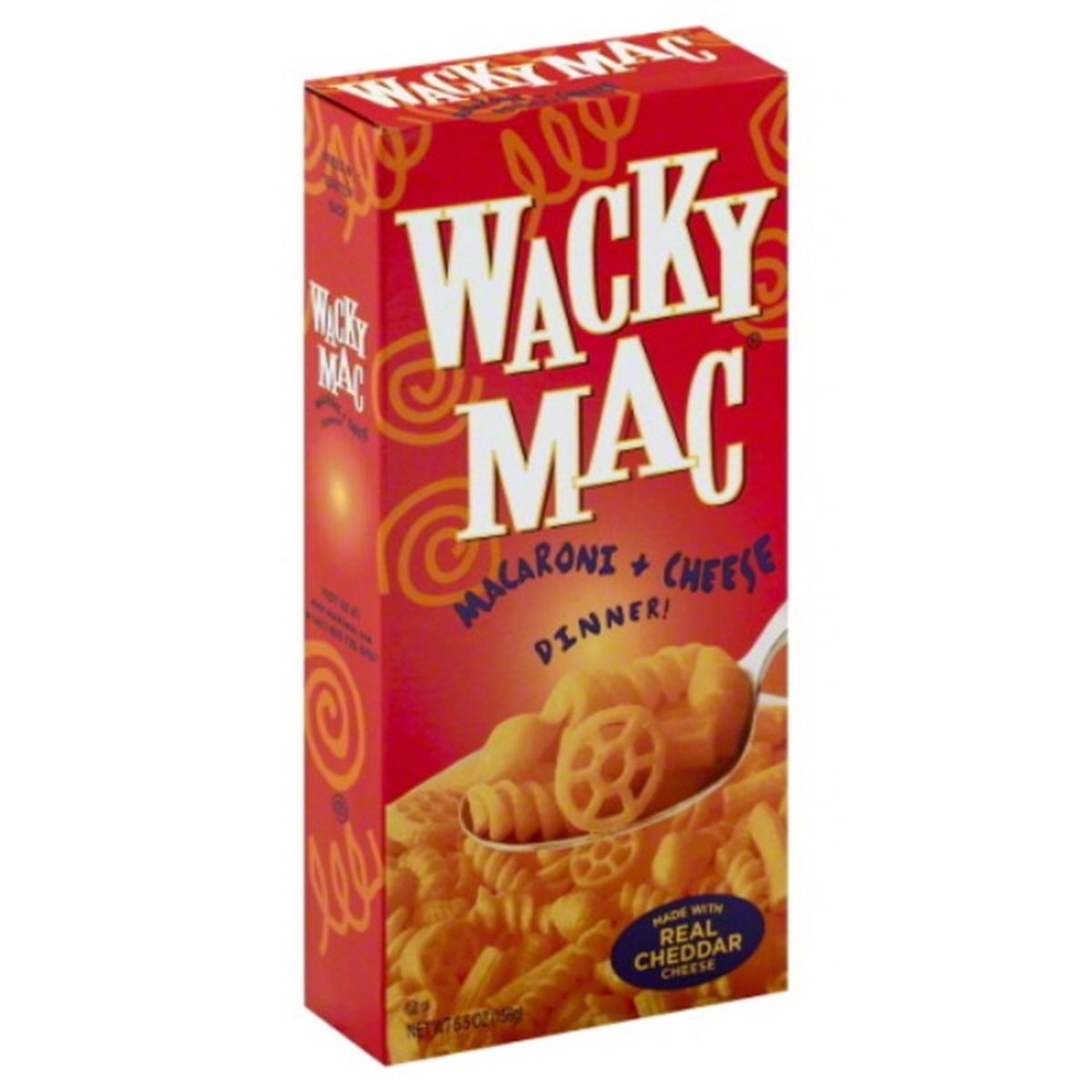 Calories in Wacky Mac Macaroni & Cheese Dinner