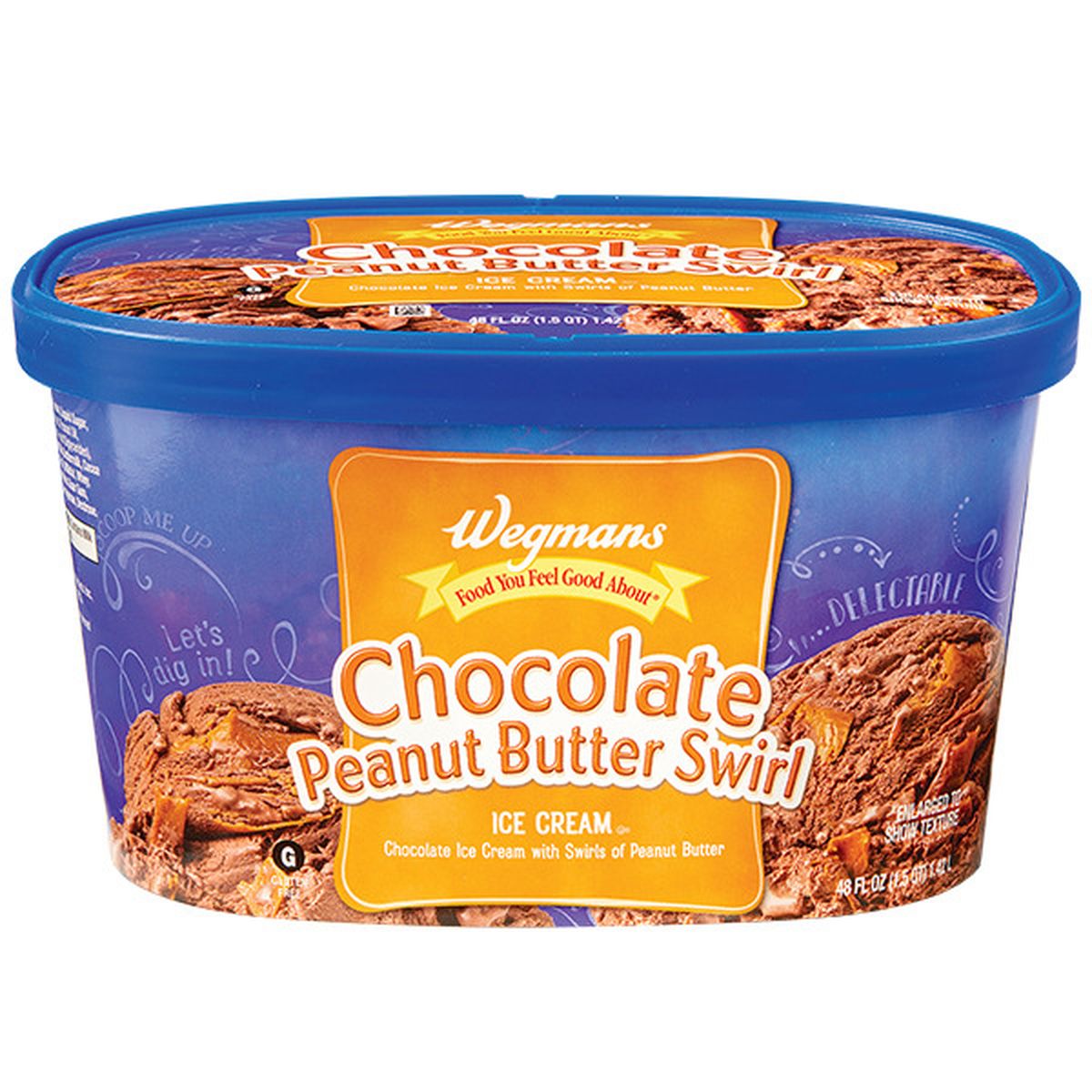 Calories in Wegmans Chocolate Peanut Butter Swirl Ice Cream