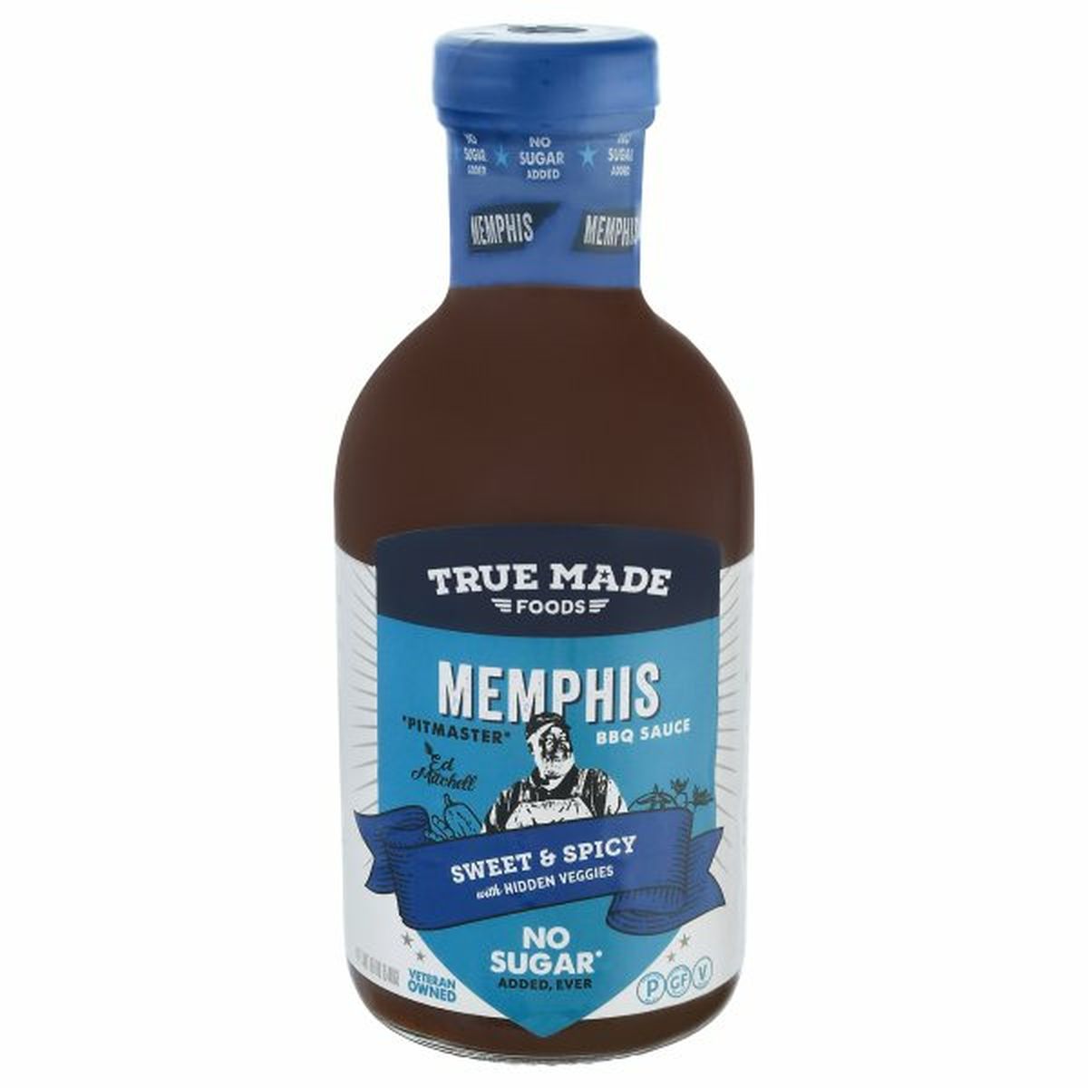 Calories in True Made Foods BBQ Sauce, Memphis