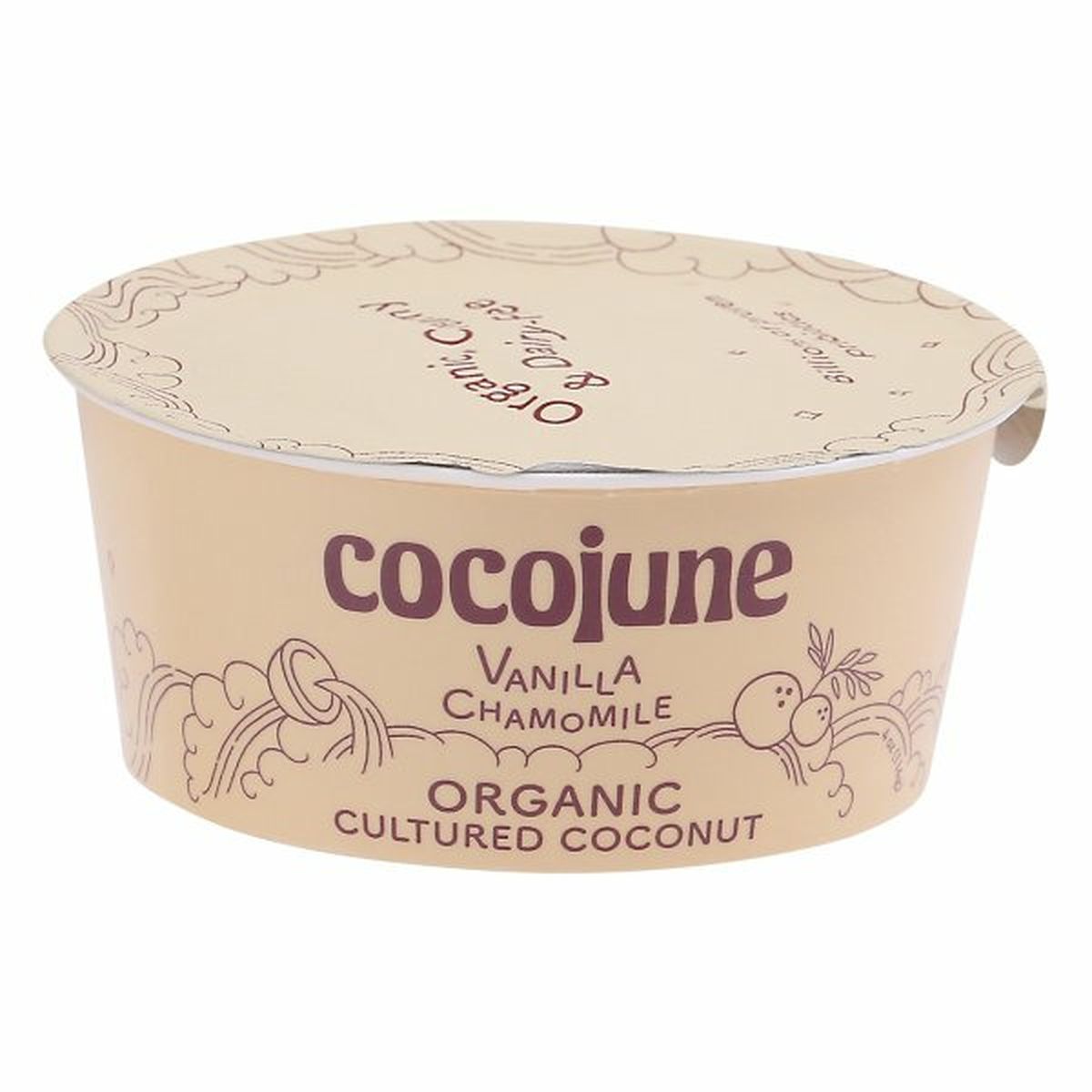 Calories in Cocojune Cultured Coconut, Organic, Vanilla Chamomile