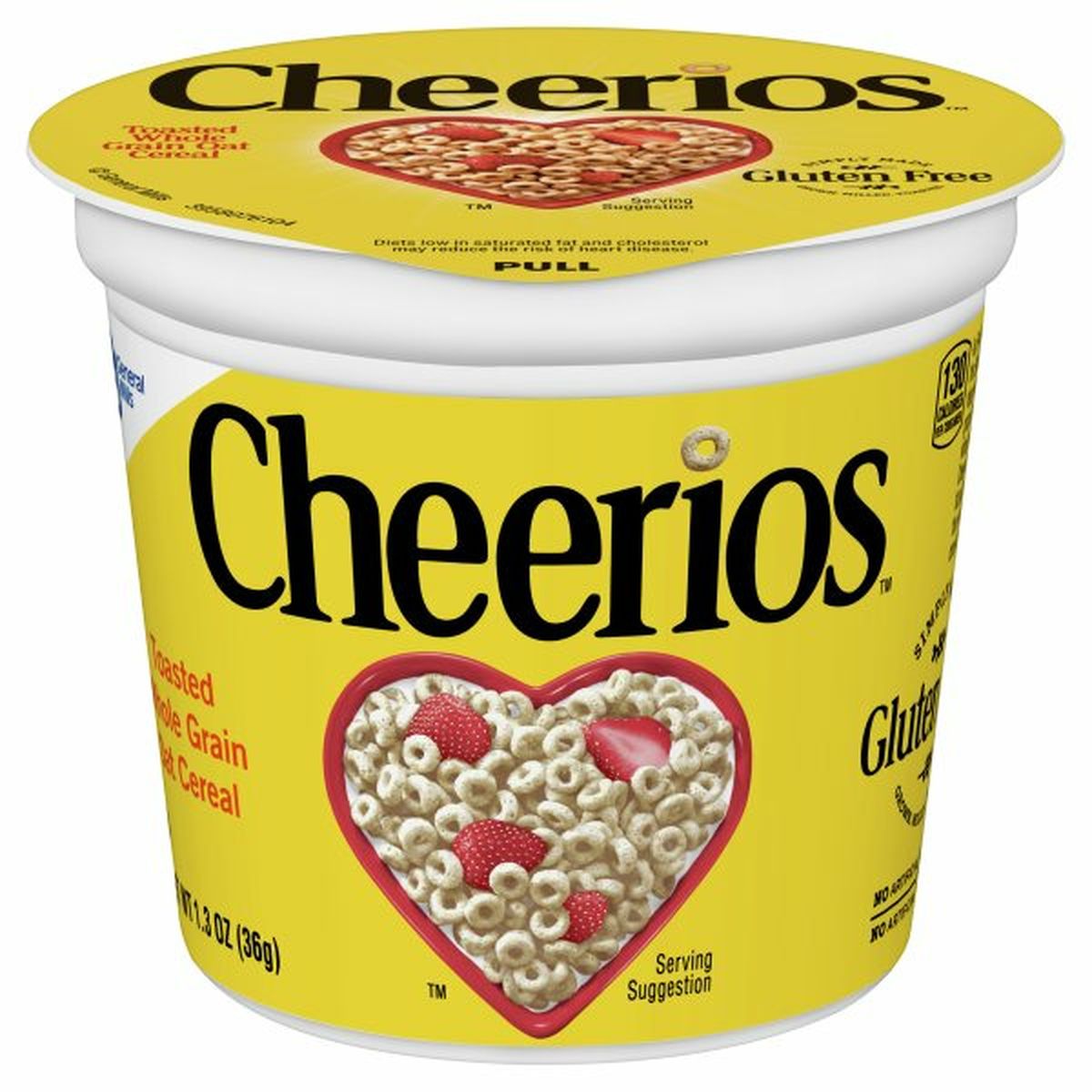 Calories in Cheerios Cereal, Gluten Free, Whole Grain Oat, Toasted
