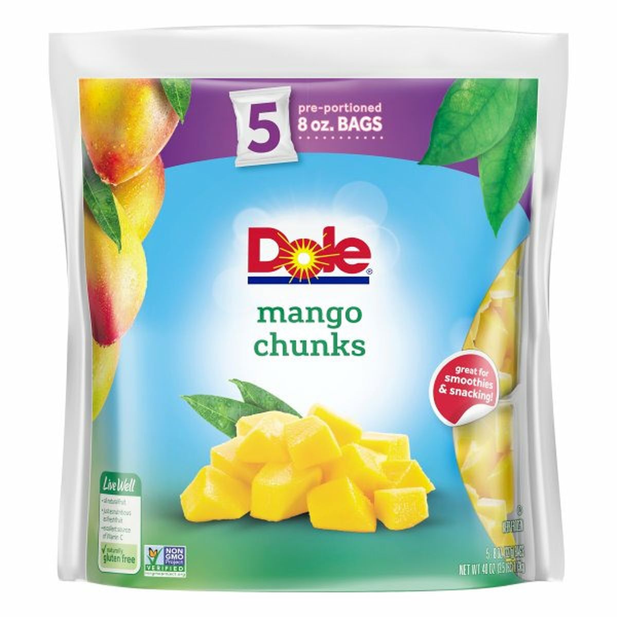 Calories in Dole Mango Chunks