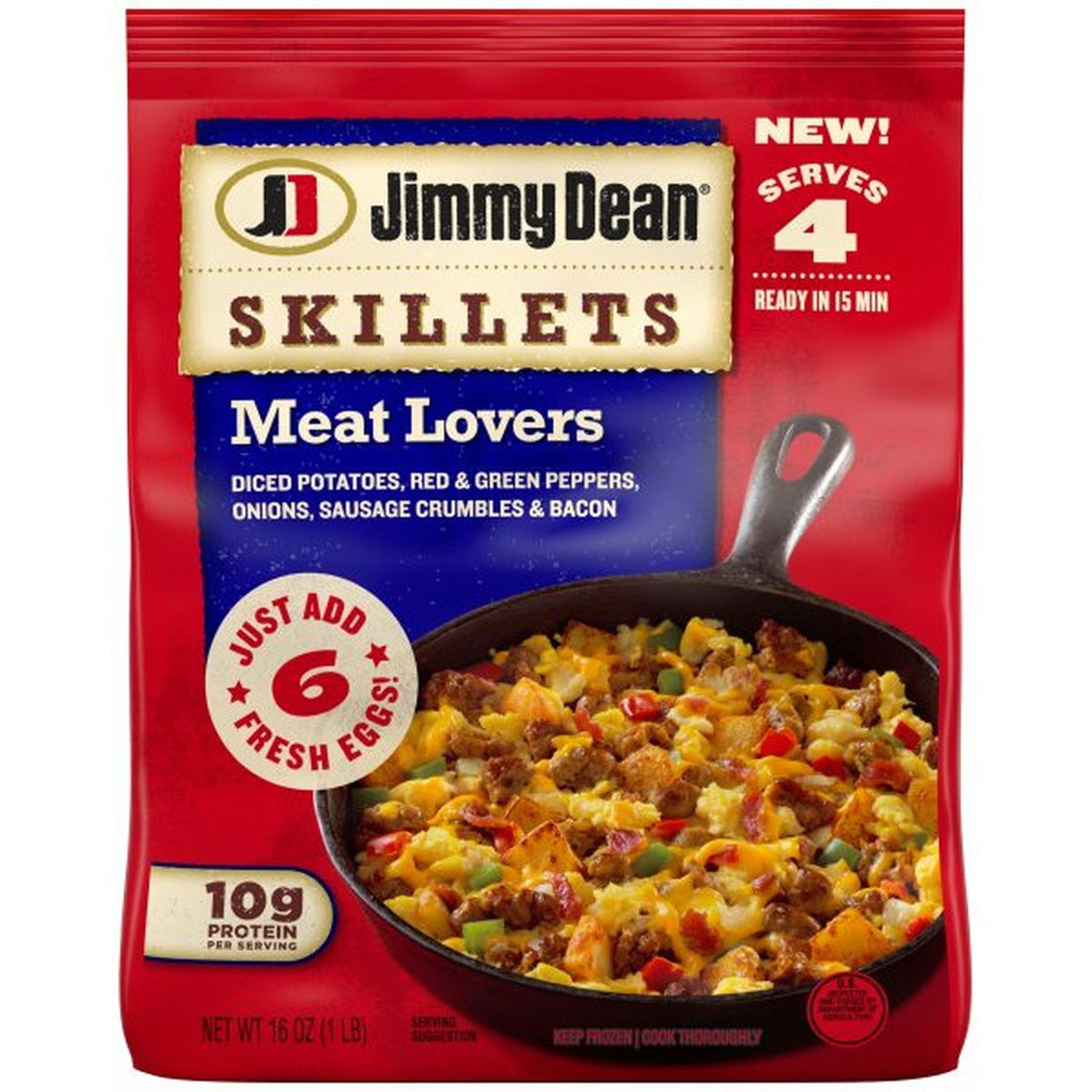 Calories in Jimmy Dean Meat Lovers Breakfast Skillet