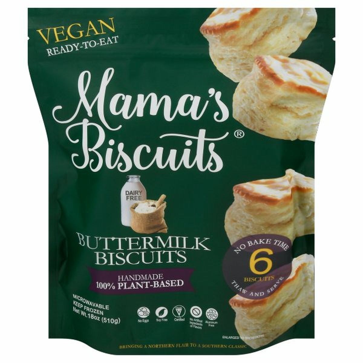 Calories in Mama's Biscuits Biscuits, Buttermilk
