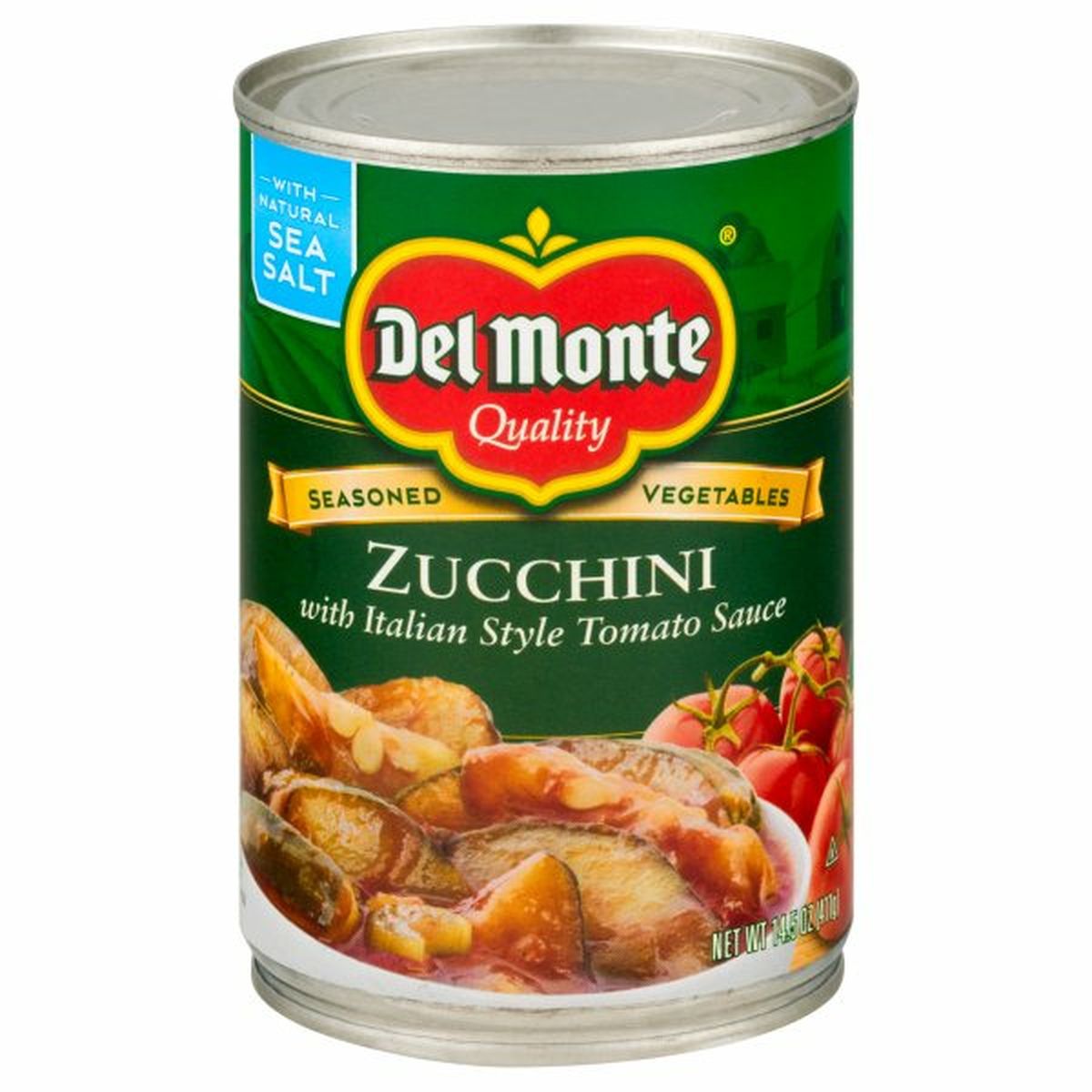 Calories in Del Monte Zucchini with Italian Style Tomato Sauce