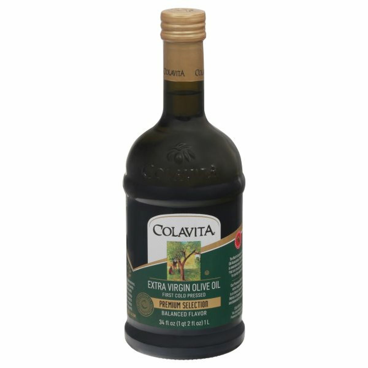 Calories in Colavita Olive Oil, Extra Virgin, Premium Selection