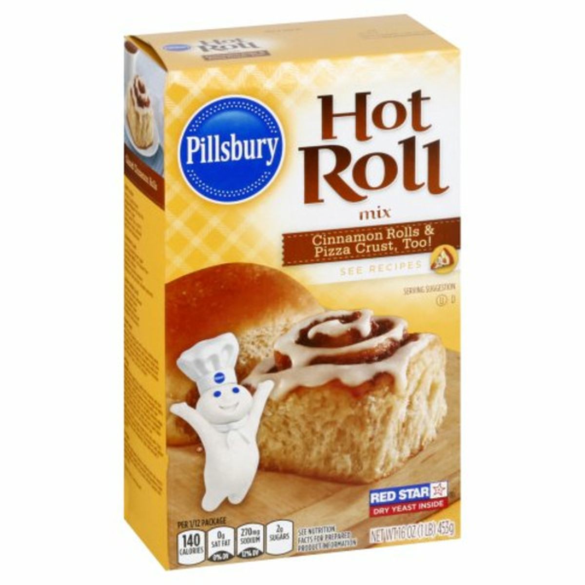 Calories in Pillsbury Hot Roll Mix