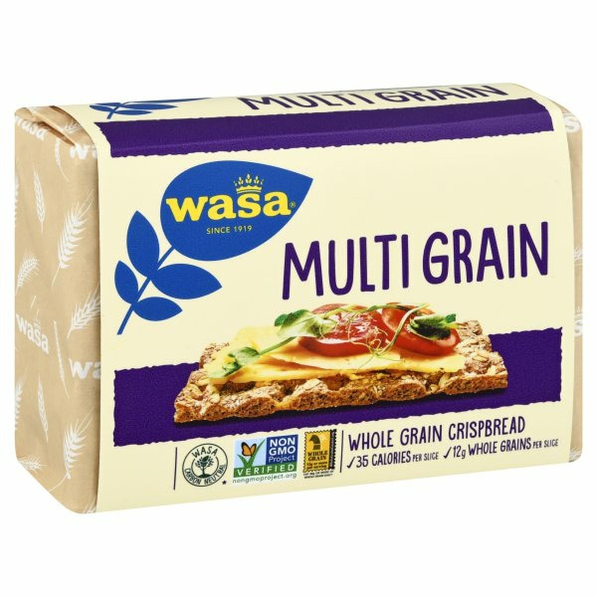 Calories in Wasa Crispbread, Whole Grain, Multi Grain