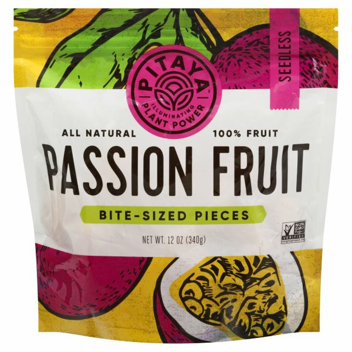 Calories in Pitaya Foods Passion Fruit, Bite-Sized, Seedless