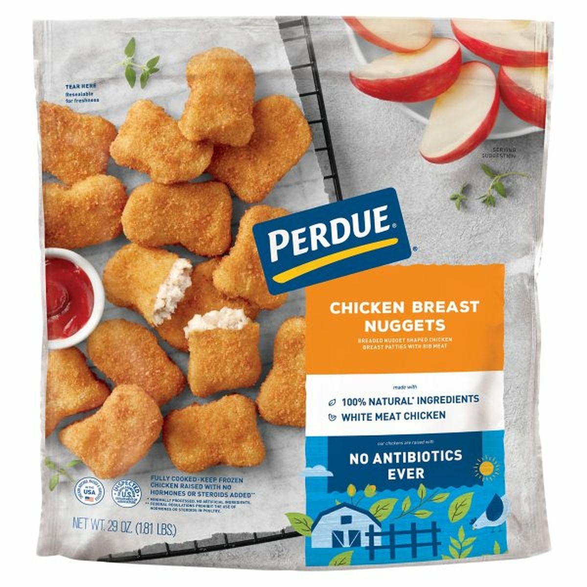 Calories in Perdue Chicken Breast Nuggets
