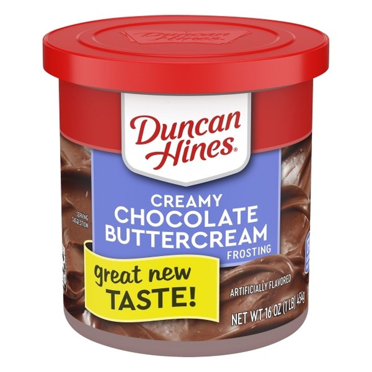 Calories in Duncan Hines Frosting, Chocolate Buttercream, Creamy