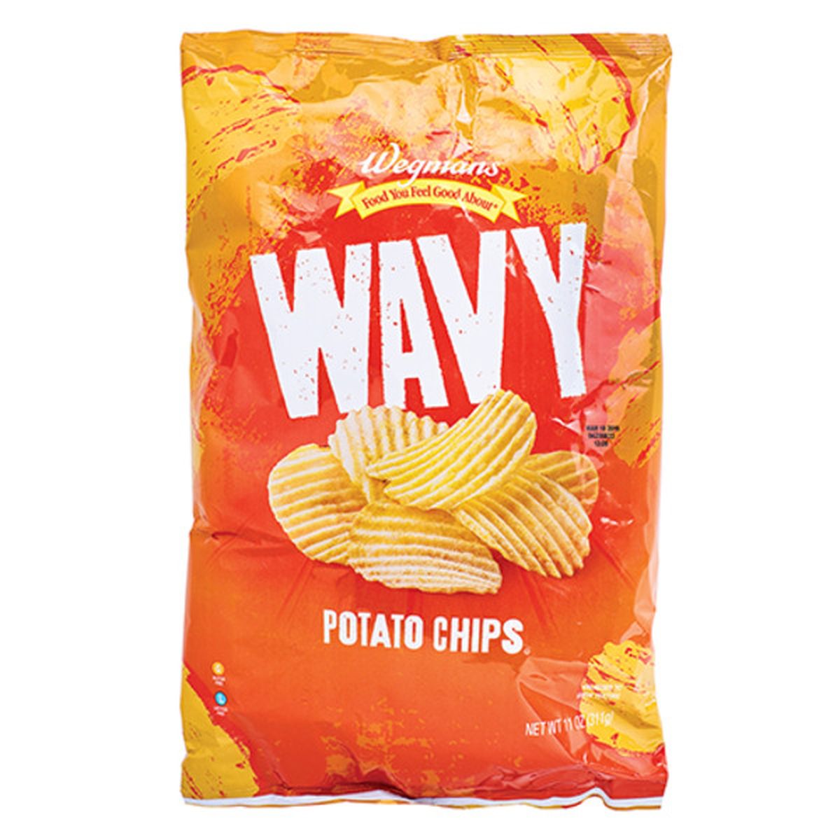 Calories in Wegmans Wavy Potato Chips